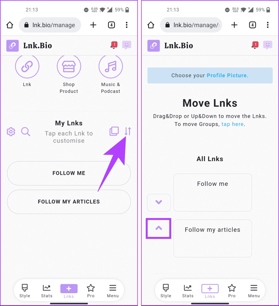 Add-Multiple-Links-to-Instagram-Bio_3-1872x2048-1 2 طرق سهلة لإضافة روابط متعددة إلى سيرتك الذاتية على Instagram