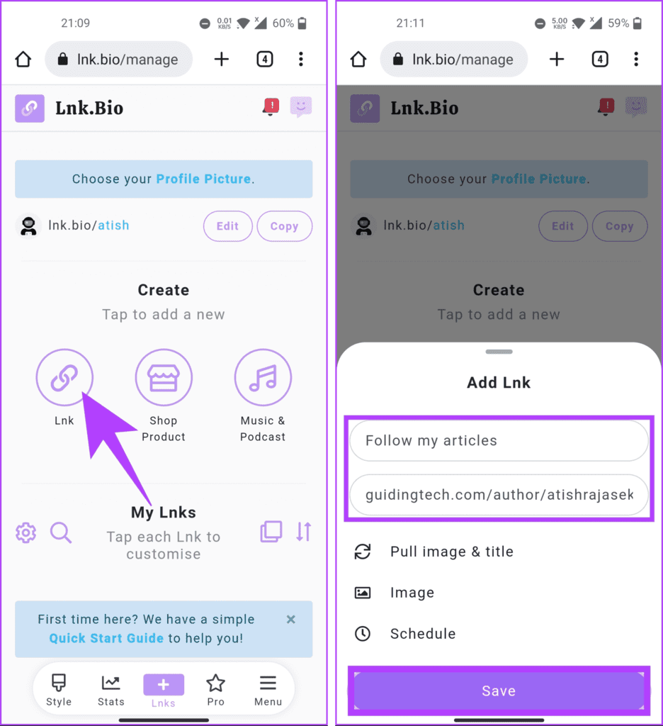 Add-Multiple-Links-to-Instagram-Bio_4-1872x2048-1 2 طرق سهلة لإضافة روابط متعددة إلى سيرتك الذاتية على Instagram