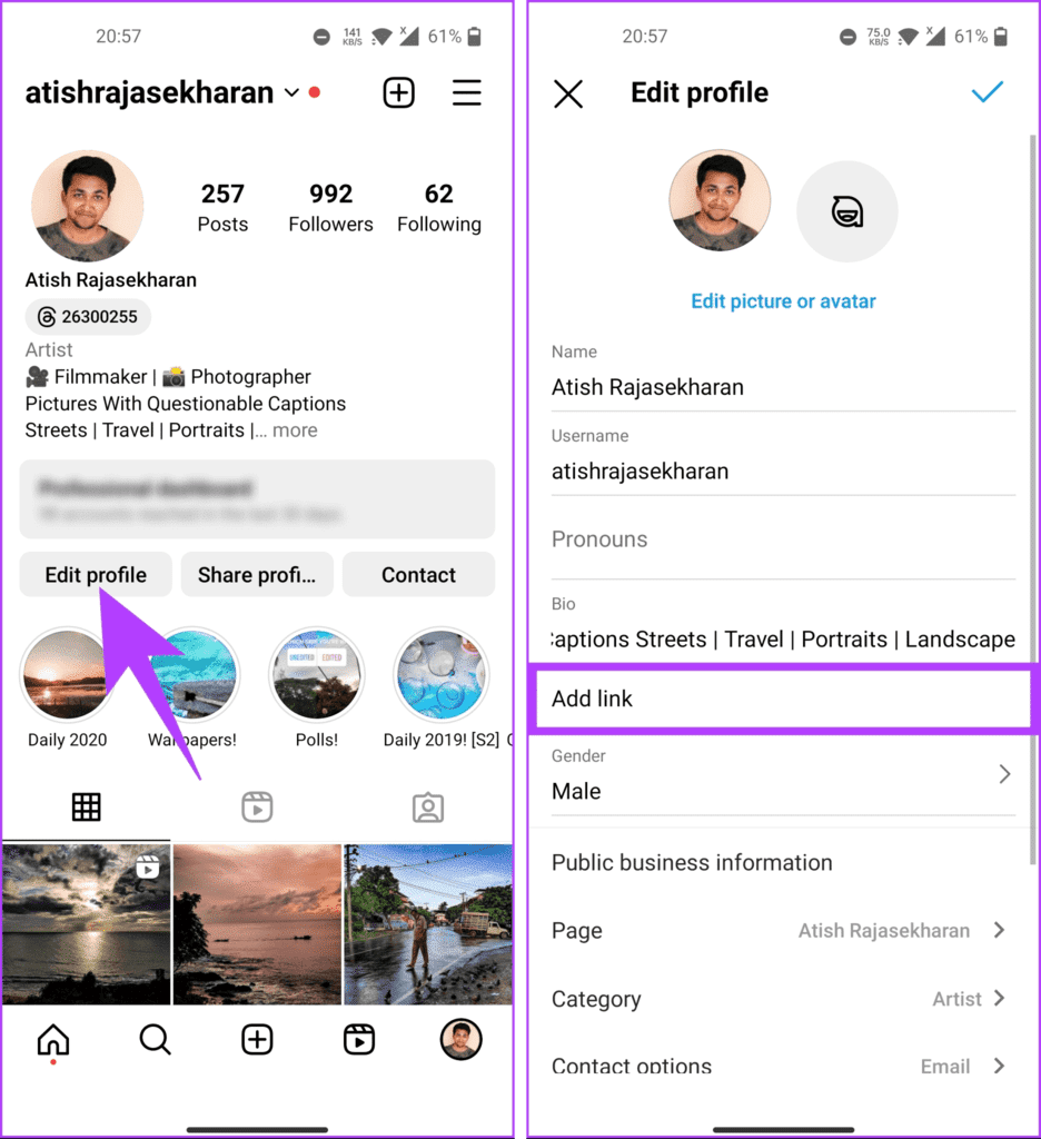 Add-Multiple-Links-to-Instagram-Bio_9-1872x2048-1 2 طرق سهلة لإضافة روابط متعددة إلى سيرتك الذاتية على Instagram