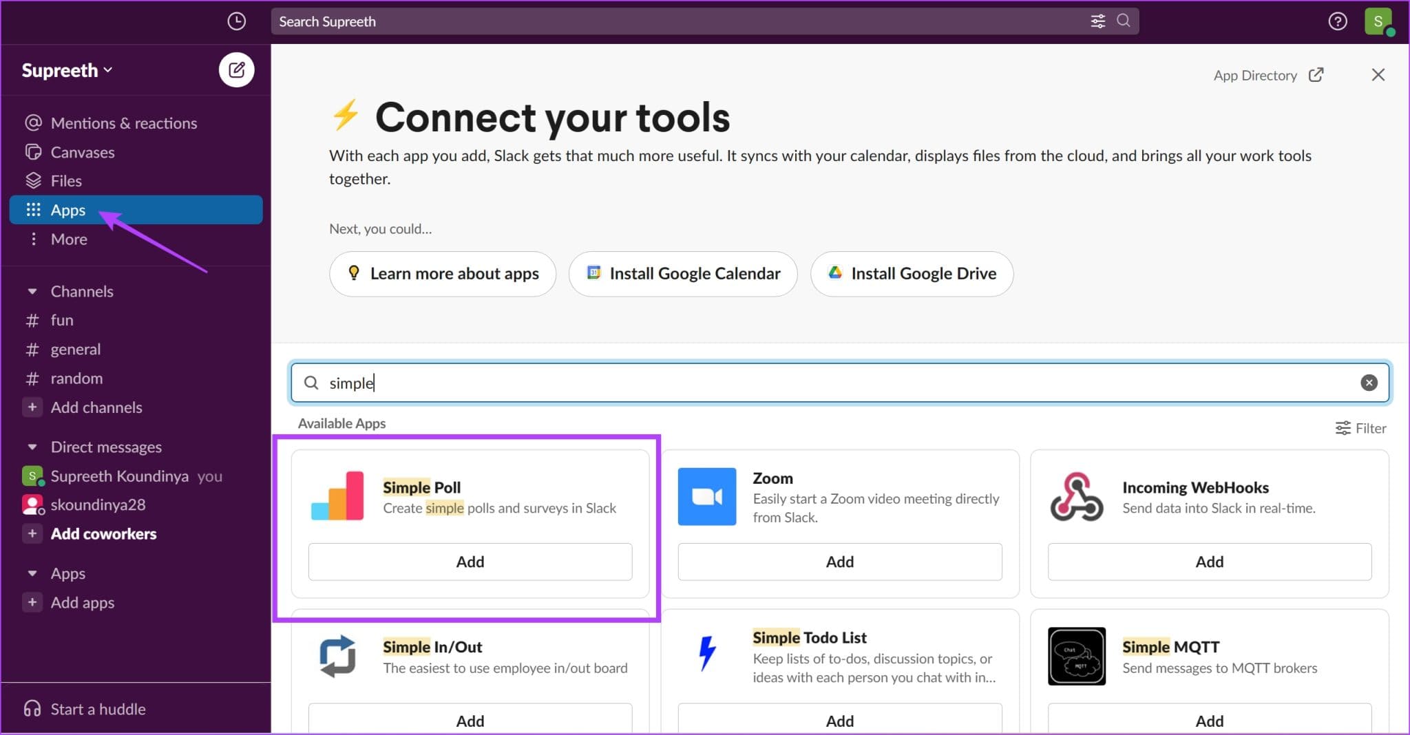 Add-Simple-2048x1068-1 طريقتان لإنشاء استطلاع في Slack على أي جهاز