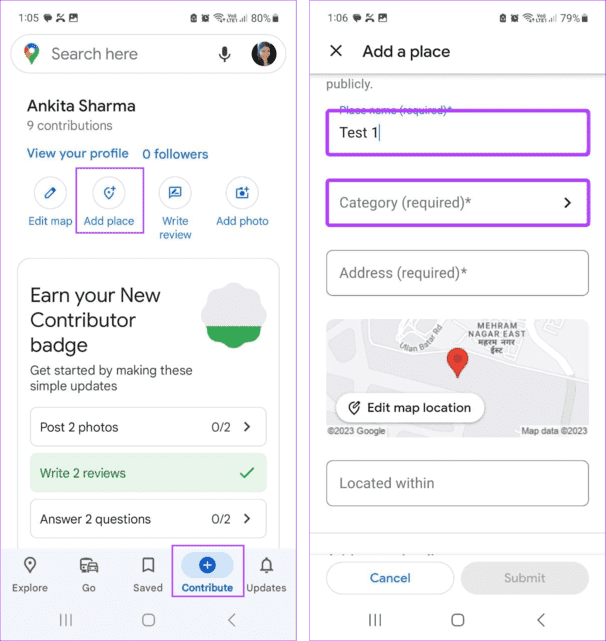 كيفية إضافة موقع أو عنوان مفقود في Google Maps - %categories