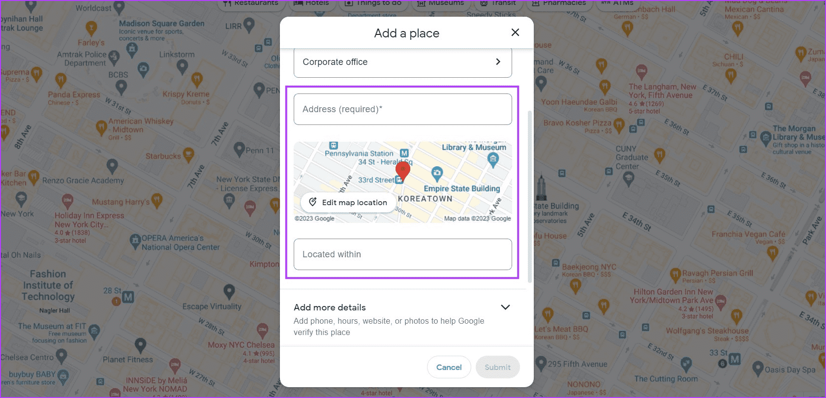 Add-a-Location-or-Missing-Address-in-Google-Maps-7 كيفية إضافة موقع أو عنوان مفقود في Google Maps