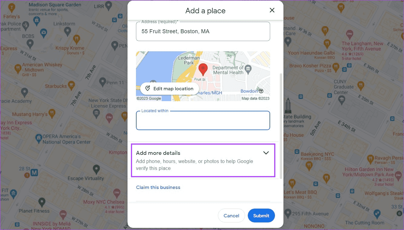 Add-a-Location-or-Missing-Address-in-Google-Maps-8 كيفية إضافة موقع أو عنوان مفقود في Google Maps