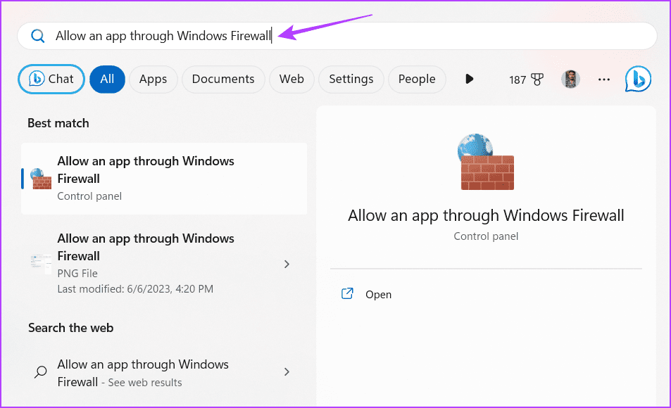 Allow-an-app-through-Windows-Firewall-1 كيفية إصلاح عدم عمل الميكروفون في المحادثة الصوتية Valorant على Windows