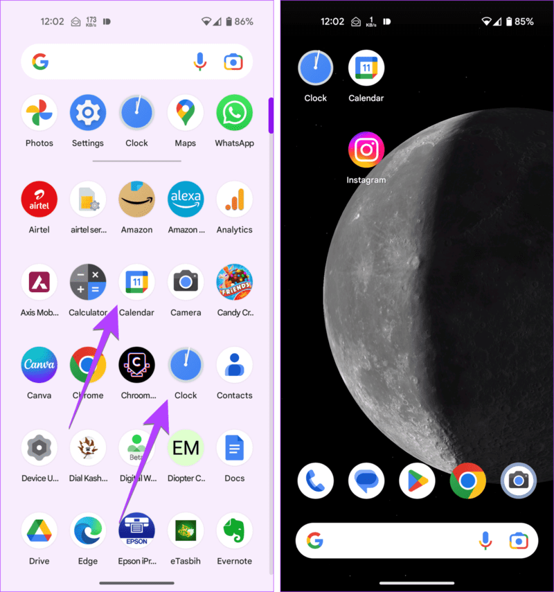 Android-Clock-and-Calendar-Icon-1437x1536-1 كيفية إضافة التاريخ والوقت والطقس إلى الشاشة الرئيسية