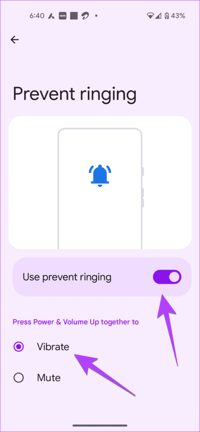 Android-Prevent-Ringing-710x1536-1 كيفية جعل هاتفك Android يهتز