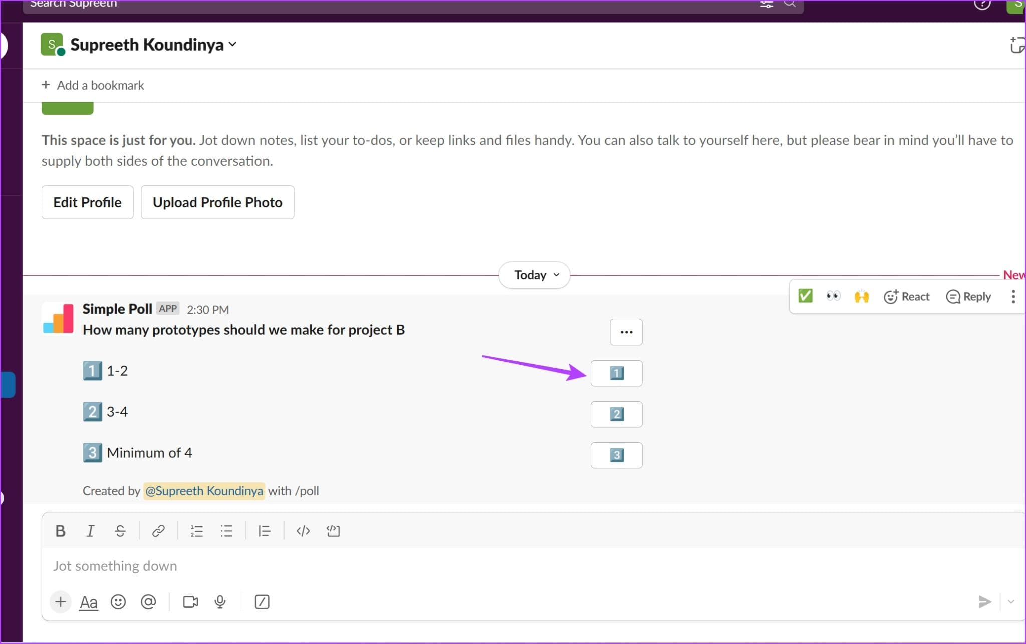 Answer-Poll-2048x1286-1 طريقتان لإنشاء استطلاع في Slack على أي جهاز