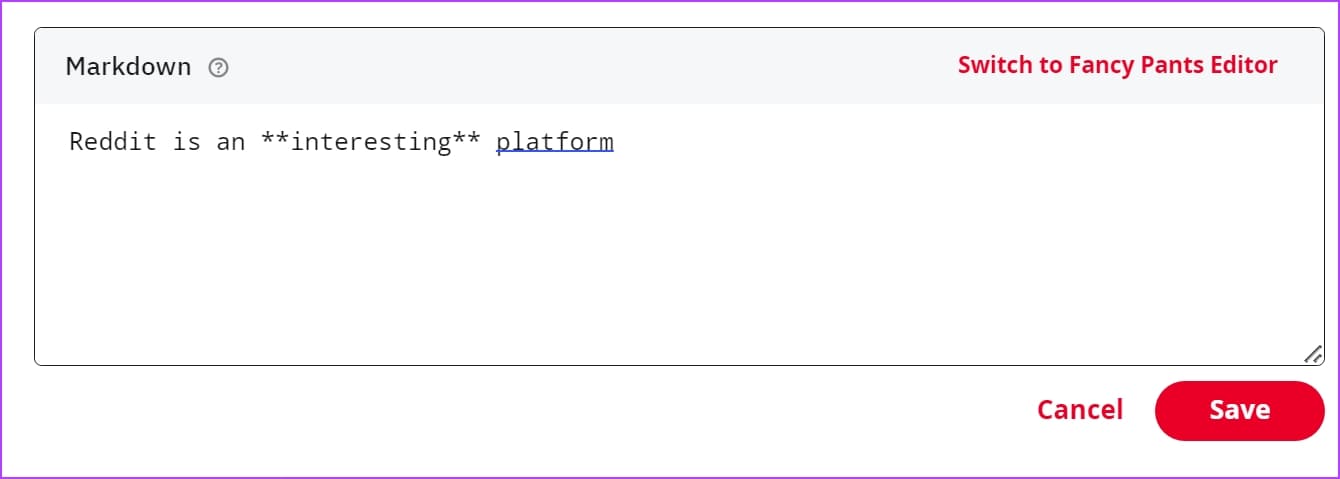 Blod-Type كيفية استخدام تنسيق النص على Reddit باستخدام وضع Markdown