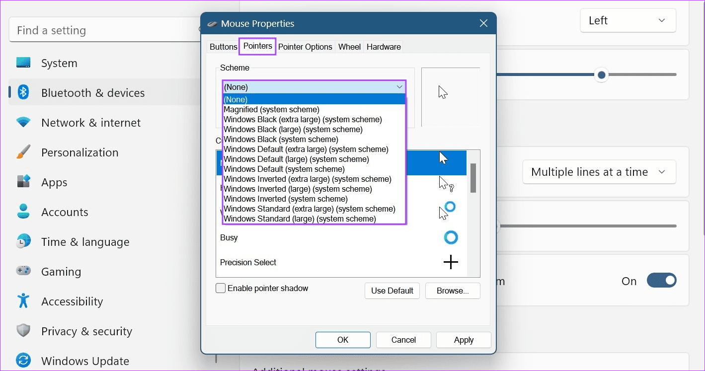 Change-Mouse-Sensitivity-DPI-and-Other-Settings-10 كيفية تغيير حساسية الماوس (DPI) والإعدادات الأخرى في Windows 11