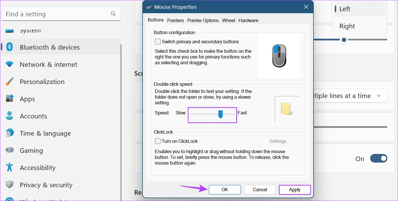 Change-Mouse-Sensitivity-DPI-and-Other-Settings-15 كيفية تغيير حساسية الماوس (DPI) والإعدادات الأخرى في Windows 11