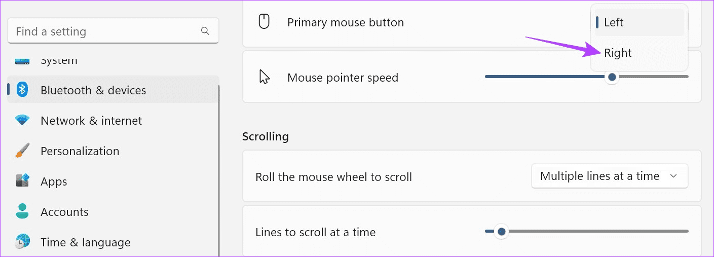 Change-Mouse-Sensitivity-DPI-and-Other-Settings-4 كيفية تغيير حساسية الماوس (DPI) والإعدادات الأخرى في Windows 11