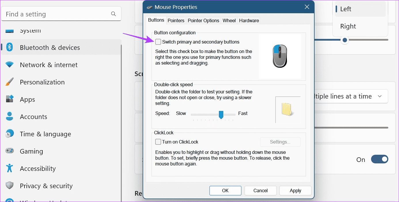Change-Mouse-Sensitivity-DPI-and-Other-Settings-6 كيفية تغيير حساسية الماوس (DPI) والإعدادات الأخرى في Windows 11