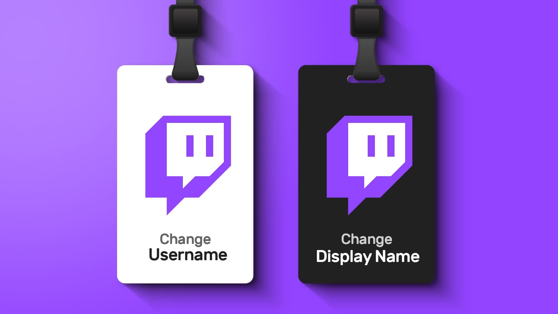 كيفية تغيير اسم مستخدم واسم العرض على Twitch - %categories