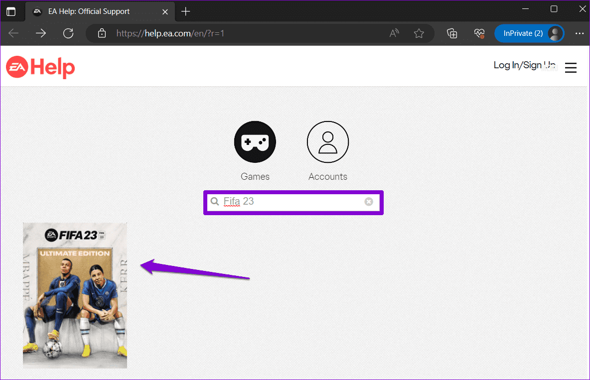 Check-Server-Status-for-FIFA-23 أفضل 6 طرق لإصلاح تعذر الاتصال بخوادم EA على Windows