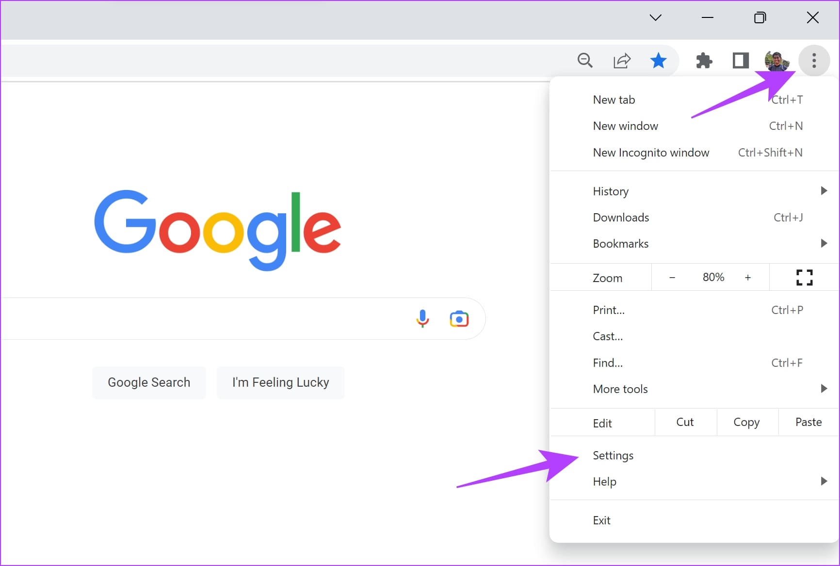 Chrome-Settings-2 13 طريقة لإصلاح الفيديو غير متوفر في Amazon Prime Video