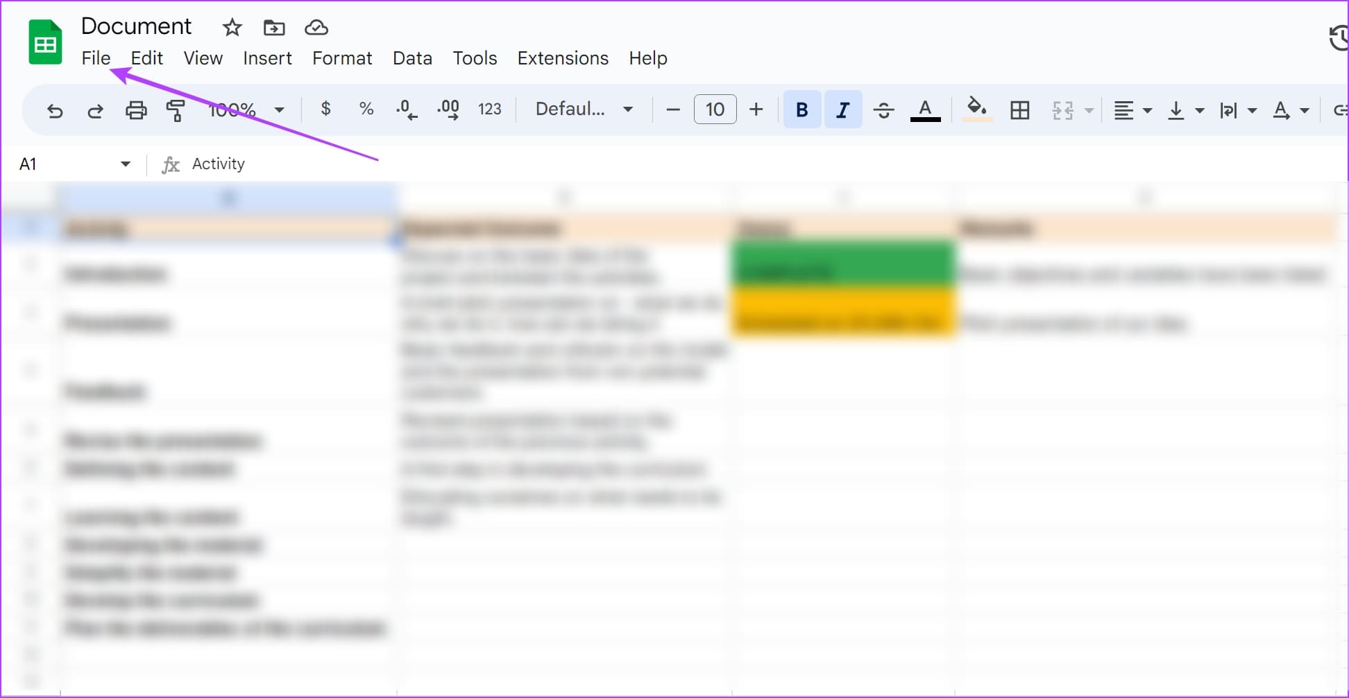 Click-on-File كيف ترى سجل التحرير في Google Sheets وماذا تفعل إذا لم تتمكن من ذلك