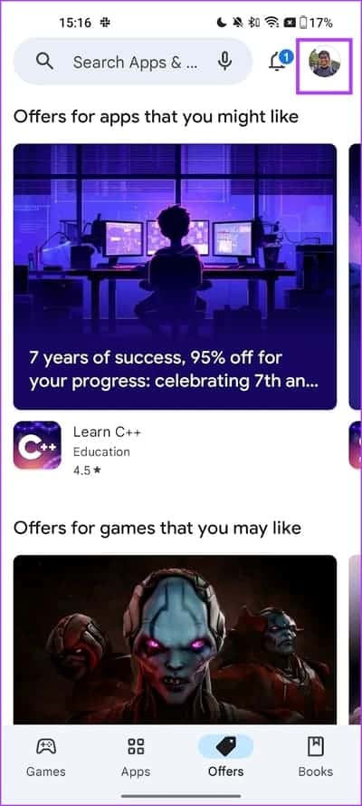 Click-on-Profile-Picture-2 كيفية ترك البرنامج التجريبي Beta على متجر Google Play