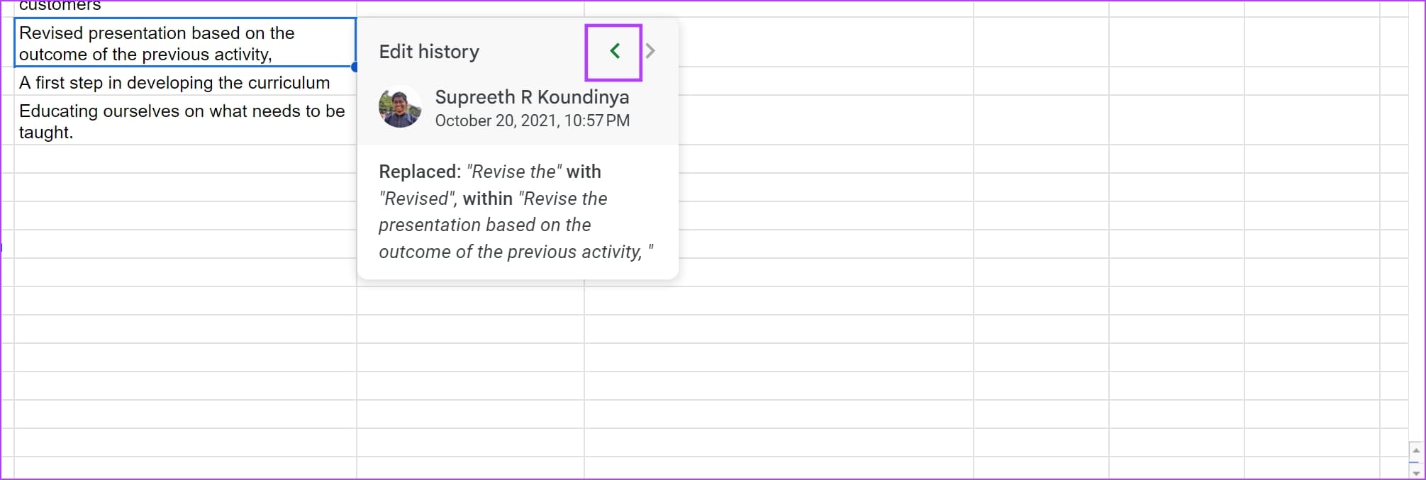 Click-on-left كيف ترى سجل التحرير في Google Sheets وماذا تفعل إذا لم تتمكن من ذلك