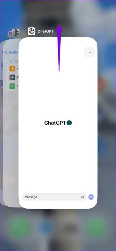 Close-ChatGPT-App-on-iPhone أفضل 7 طرق لإصلاح عدم عمل تطبيق ChatGPT على iPhone