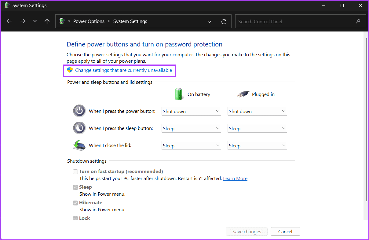 Disable-Fast-Startup-2-1 أفضل 7 طرق لإصلاح خطأ "فشل nvlddmkm.sys" في Windows
