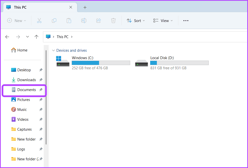 Documents أفضل 5 طرق لإصلاح عدم بدء تشغيل Rocket League في Windows 11