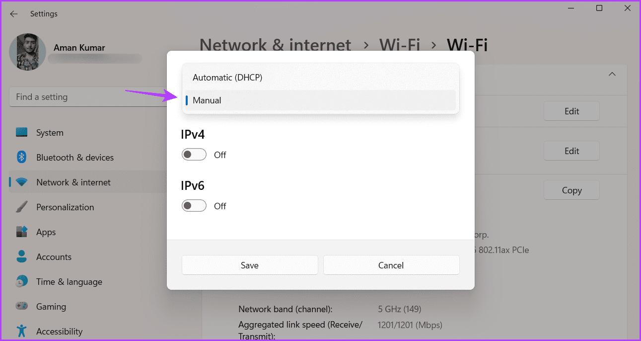 Edit-DNS-settings أهم 7 إصلاحات لتطبيق Xbox لظهور خطأ "looks like you're stranded" على Windows 11