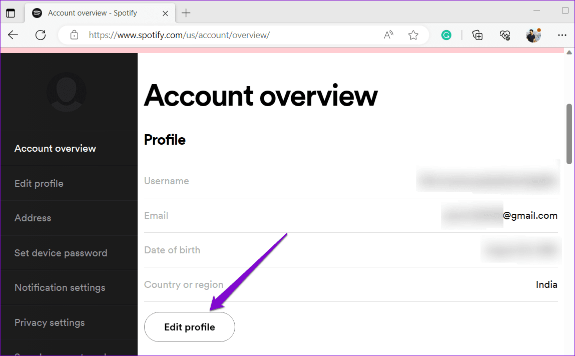 Edit-Spotify-Profile أفضل 6 طرق لإصلاح خطأ "قد يحظر جدار الحماية Spotify" على Windows