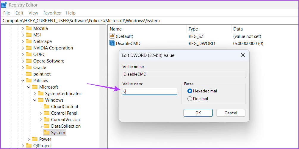 Enable-Command-Prompt أفضل طريقتين لتعطيل Command Prompt و Windows PowerShell على Windows 11