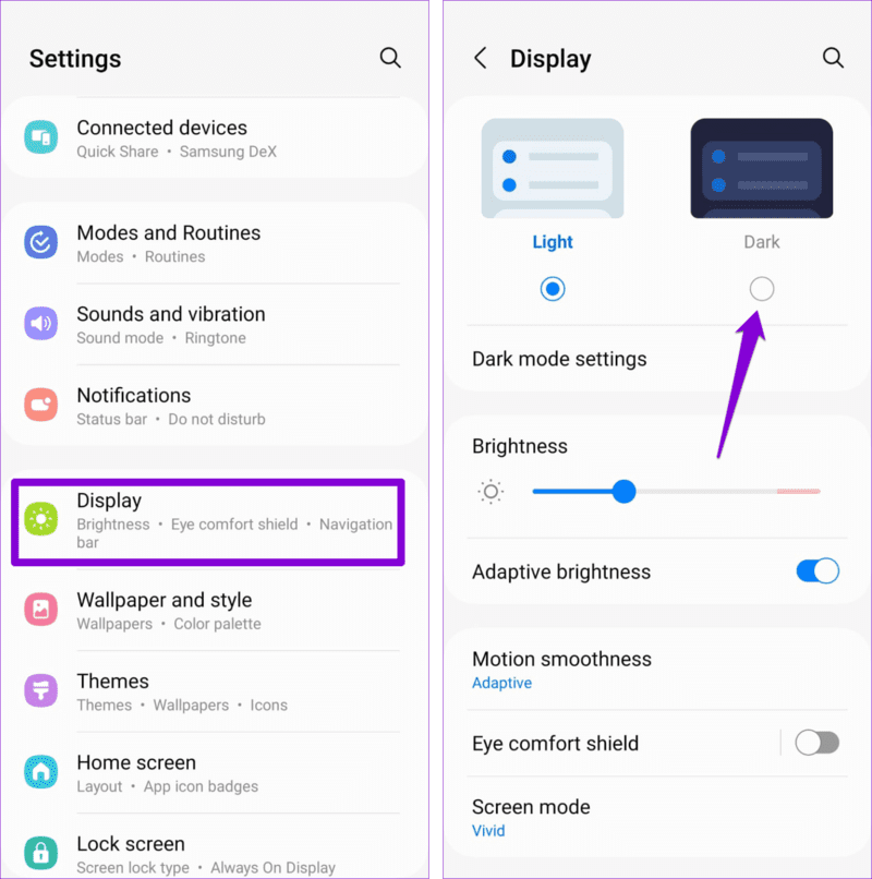 Enable-Dark-Mode-on-Android-1524x1536-1 أفضل 5 طرق لإصلاح حظر رسائل Instagram على Android و iPhone