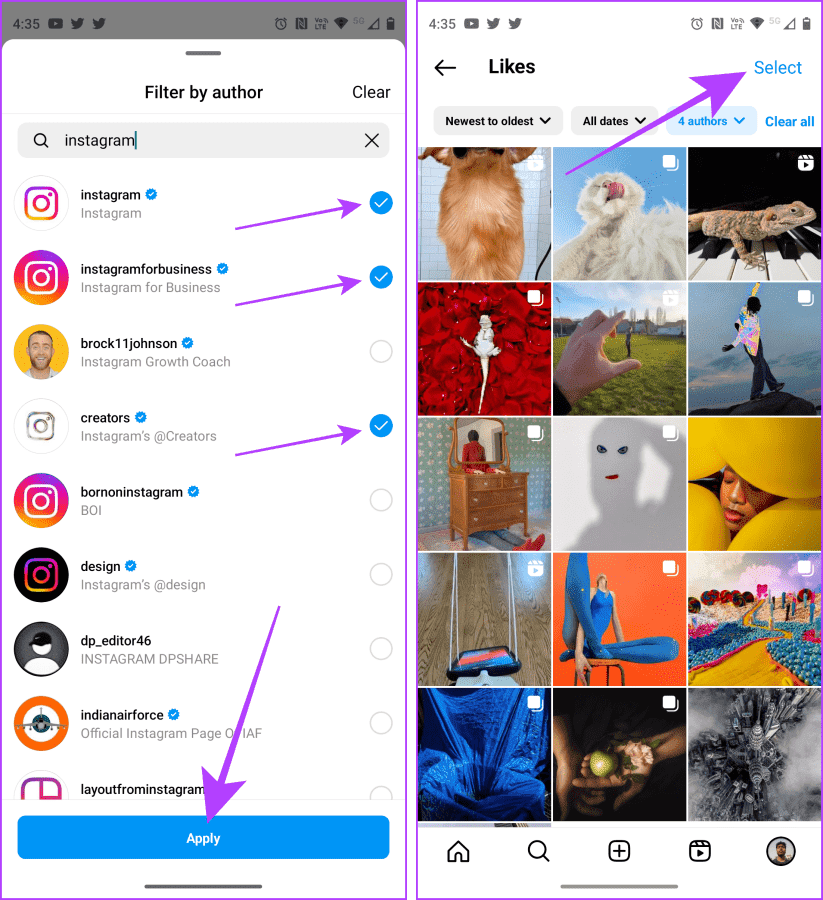 كيفية إلغاء الإعجاب أو إلغاء حفظ جميع المنشورات على Instagram دفعة واحدة - %categories