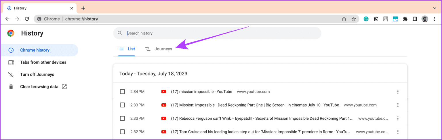 Find-Journeys-in-Chrome-Step-2-1536x489-1 ما هي الرحلات في Chrome وكيفية استخدامها