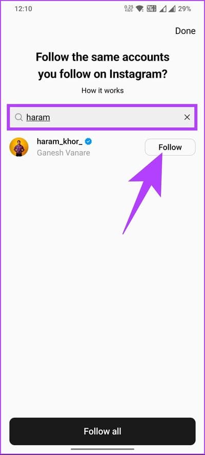 Find-and-Follow-Your-Instagram-Friends_14 كيفية البحث عن أصدقائك على Instagram ومتابعتهم على Threads