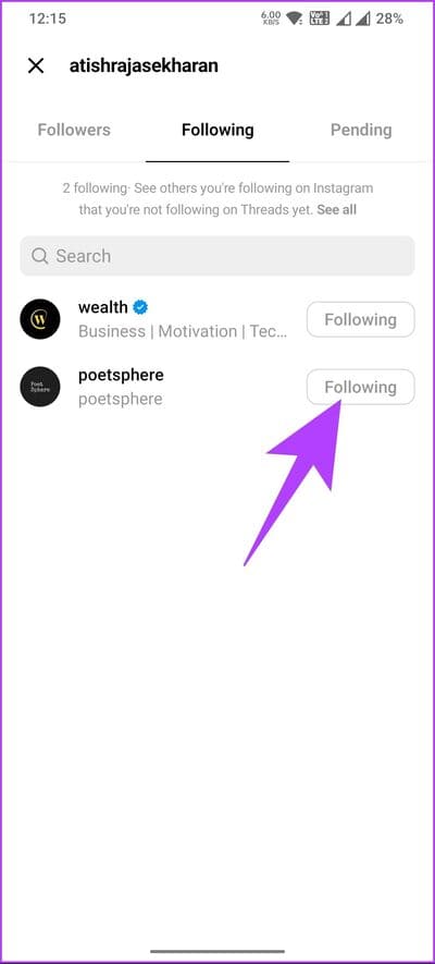 Find-and-Follow-Your-Instagram-Friends_15 كيفية البحث عن أصدقائك على Instagram ومتابعتهم على Threads