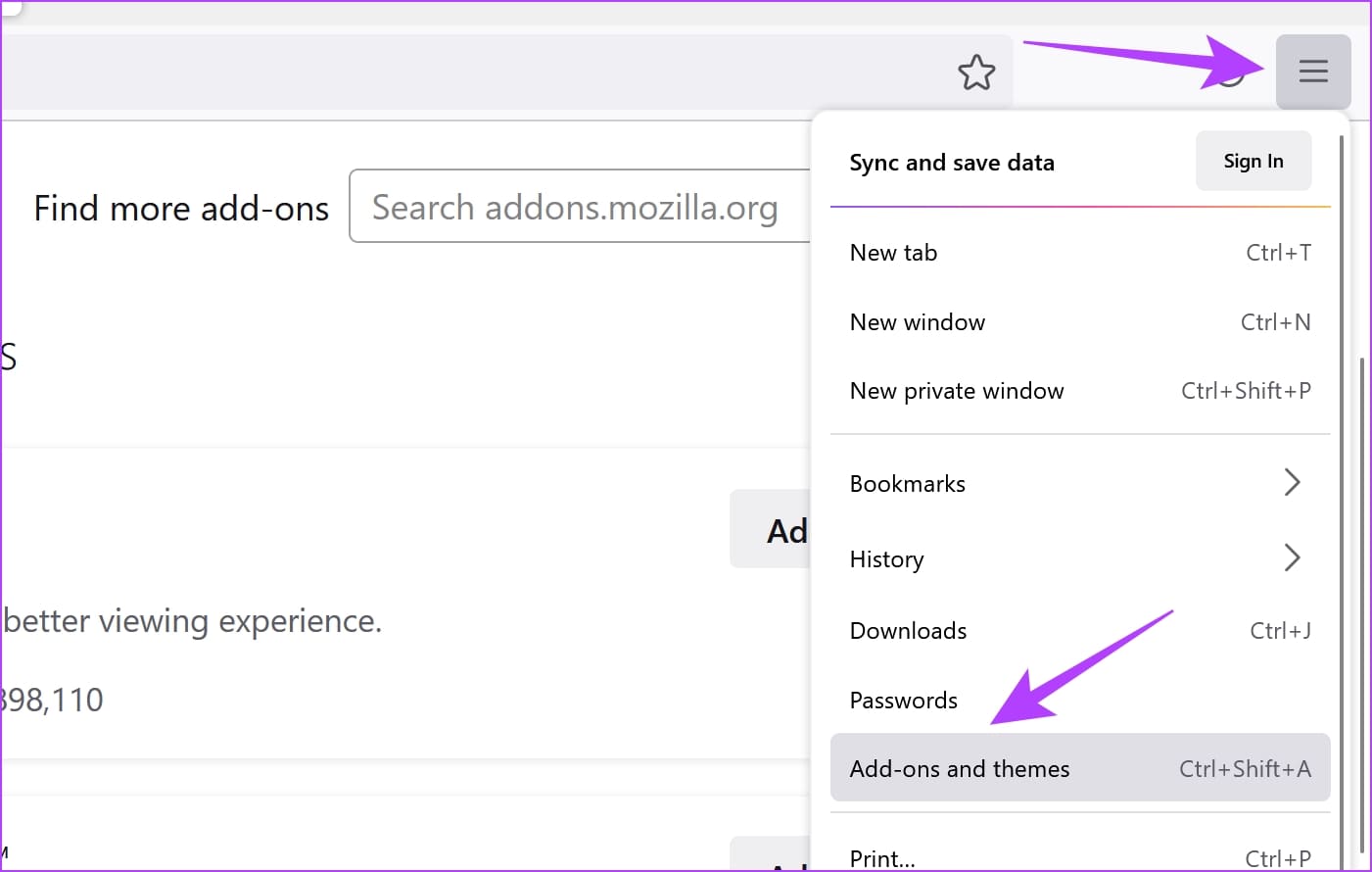 Firefox-Add-ons-and-Themes 13 طريقة لإصلاح الفيديو غير متوفر في Amazon Prime Video