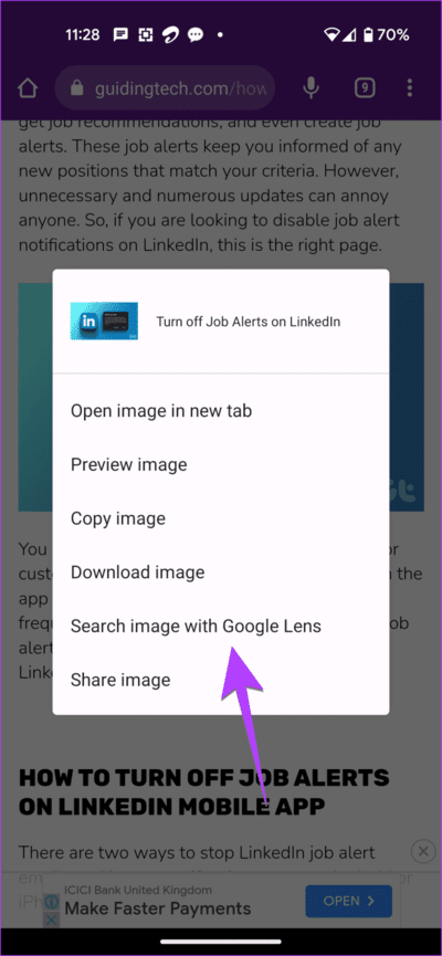 Google-Lens-from-Website-710x1536-1 3 طرق لاستخدام Google Lens لنسخ نص من صورة