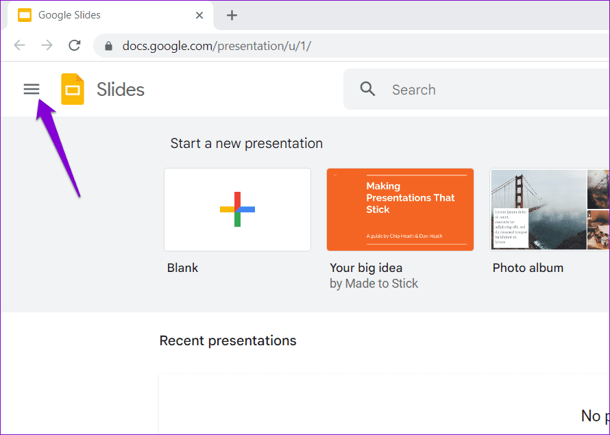 Google-Slides-in-Chrome أفضل 7 طرق لإصلاح عدم تحميل Google Slides في Chrome