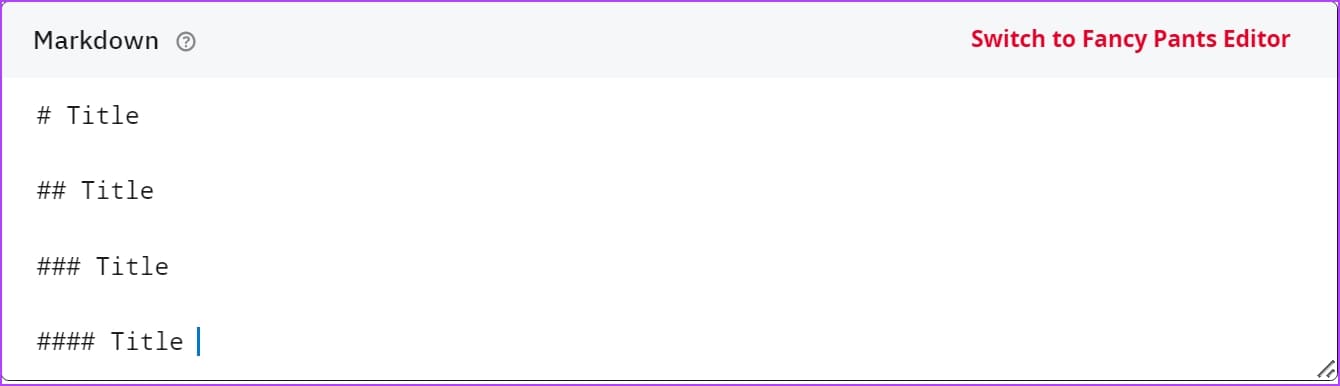 Headings-Text كيفية استخدام تنسيق النص على Reddit باستخدام وضع Markdown