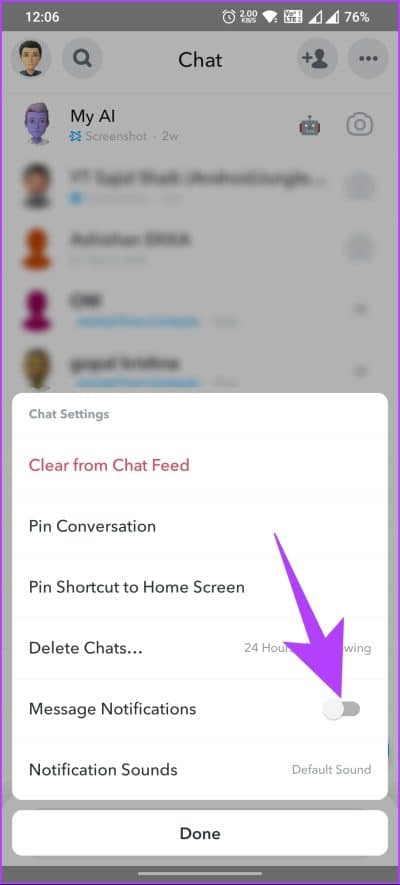 Hide-Conversations-on-Snapchat_16-1-e1689084377612 7 طرق سهلة لإخفاء المحادثات على Snapchat