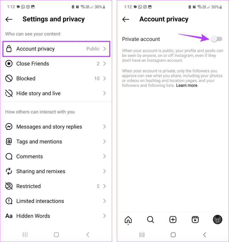 Hide-Who-You-Follow-on-Instagram-7 كيفية إخفاء من تتابعهم على Instagram
