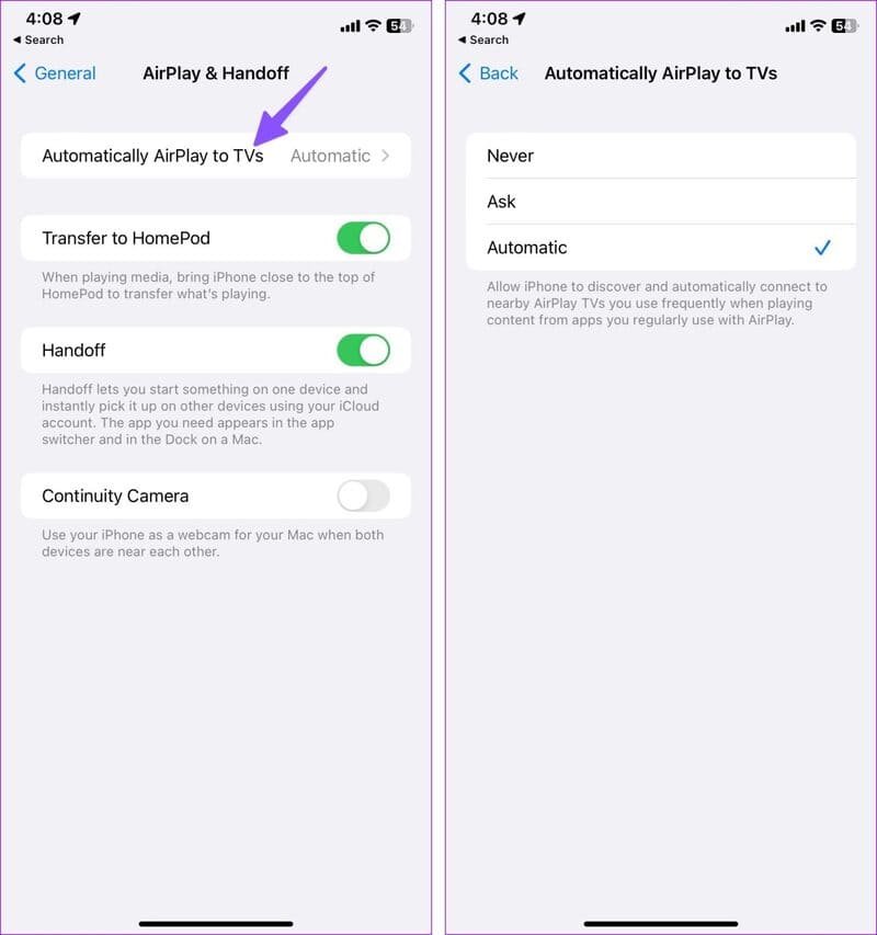 How-to-Fix-AirPlay-not-working-on-Samsung-TV-21-side-1441x1536-1 أفضل 9 طرق لإصلاح عدم عمل البث على Samsung TV