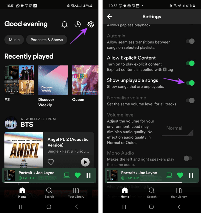 How-to-Hide-or-Unhide-Songs-on-Spotify-15 كيفية إخفاء أو إظهار الأغاني على Spotify