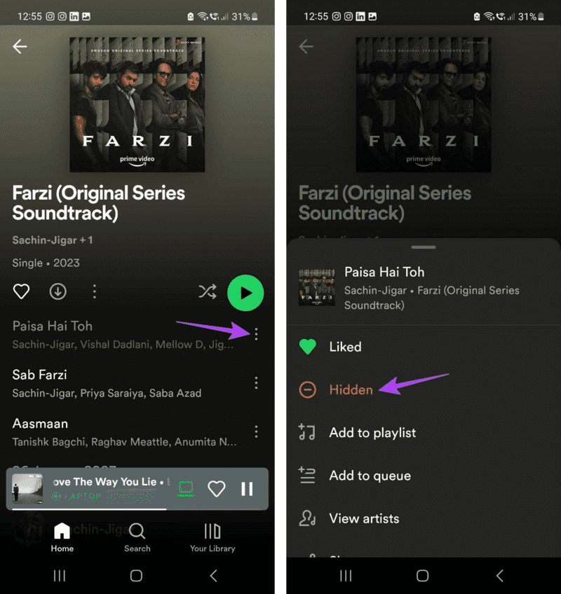 How-to-Hide-or-Unhide-Songs-on-Spotify-20 كيفية إخفاء أو إظهار الأغاني على Spotify