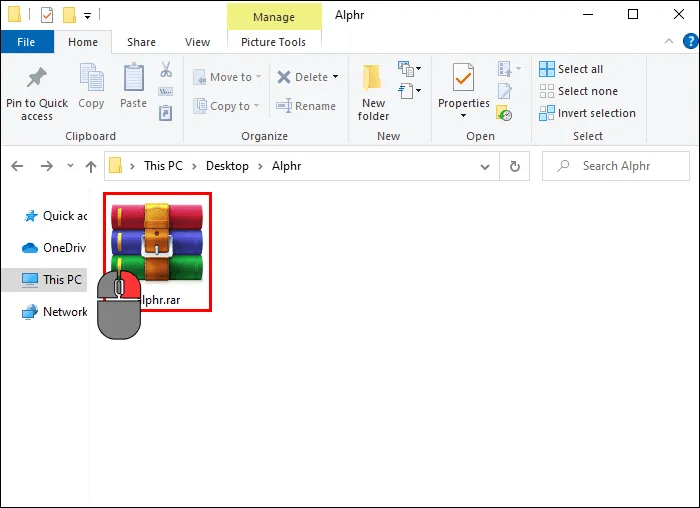 How-to-Open-a-Zip-File-2-3 كيفية فتح ملف Zip