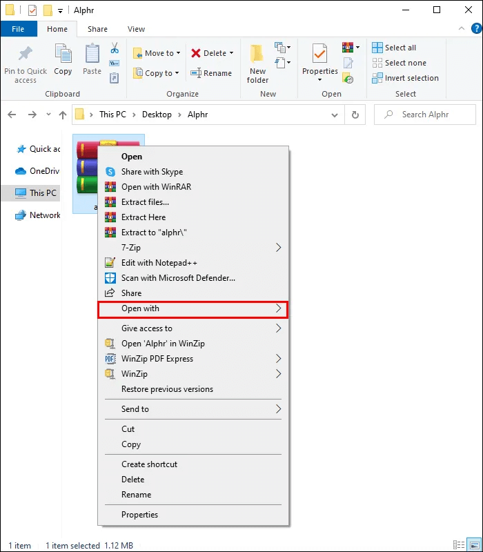 How-to-Open-a-Zip-File-3-3 كيفية فتح ملف Zip