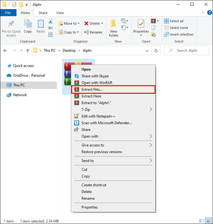 How-to-Open-a-Zip-File-4 كيفية فتح ملف Zip