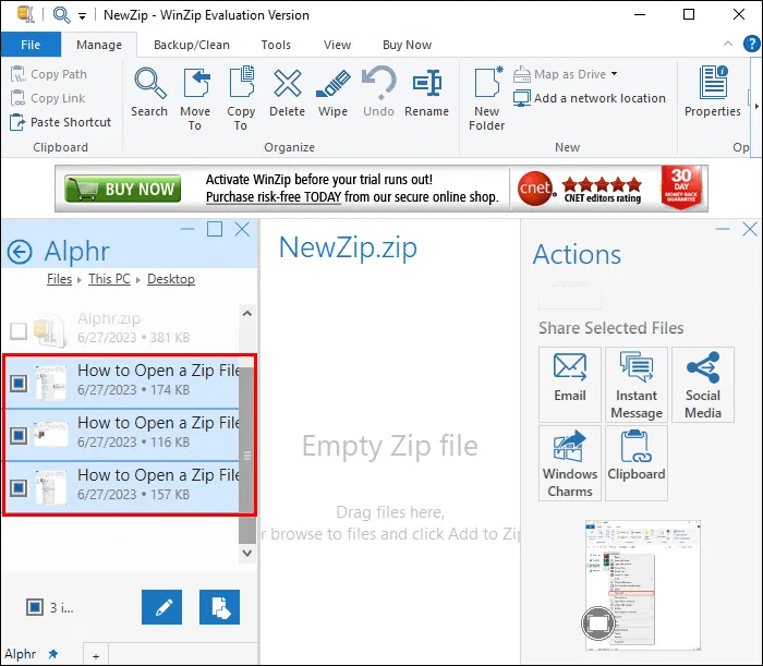 How-to-Open-a-Zip-File-5-3 كيفية فتح ملف Zip