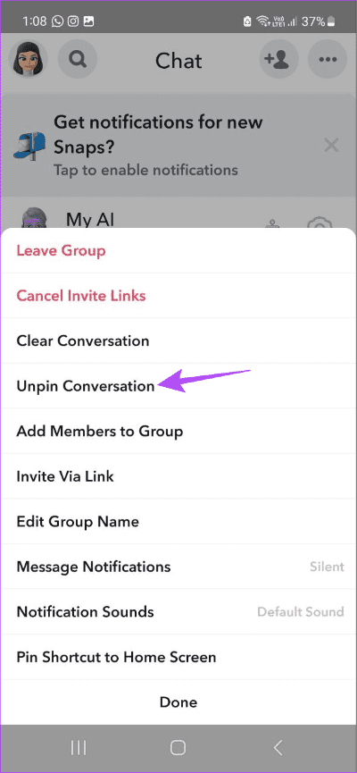 How-to-Pin-Someone-on-Snapchat-14 كيفية تثبيت شخص ما على Snapchat على Android و iPhone