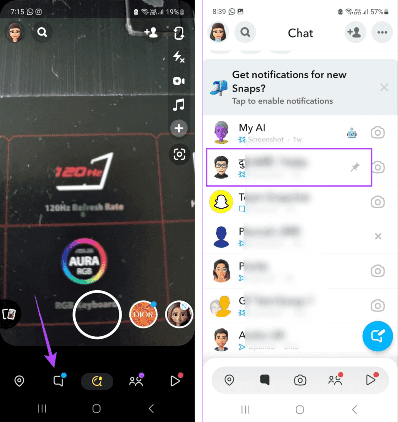 How-to-Pin-Someone-on-Snapchat-4 كيفية تثبيت شخص ما على Snapchat على Android و iPhone