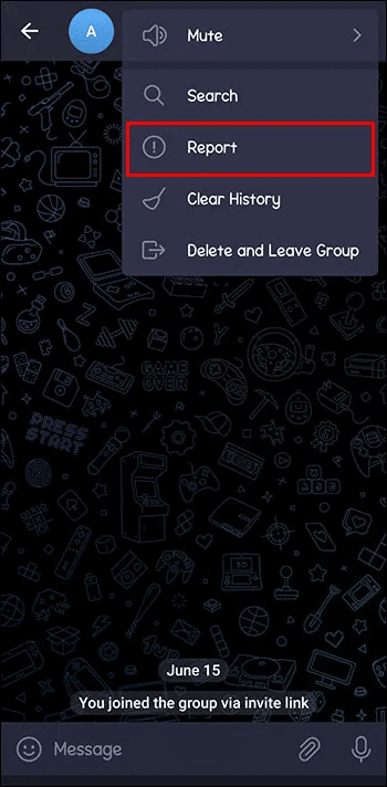 How-to-Report-a-Telegram-Group-3 كيفية حظر مجموعة في Telegram