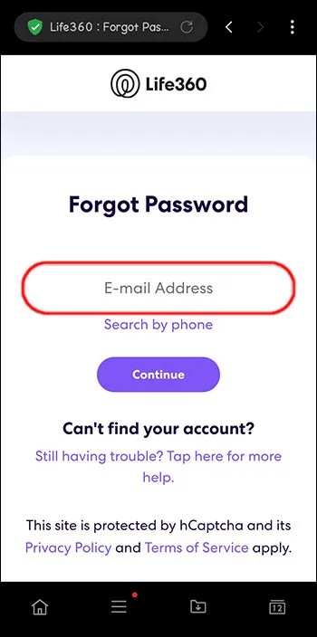 How-to-Retrieve-Life360-Password-from-Your-Android-or-iPhone-Device-3 ماذا تفعل عندما تنسى كلمة مرور Life360